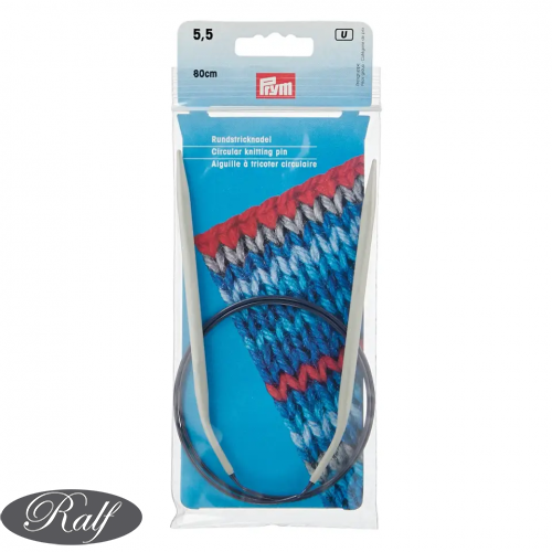 Andrele circulare aluminiu, 80 cm - 5,50 mm - Prym 211364